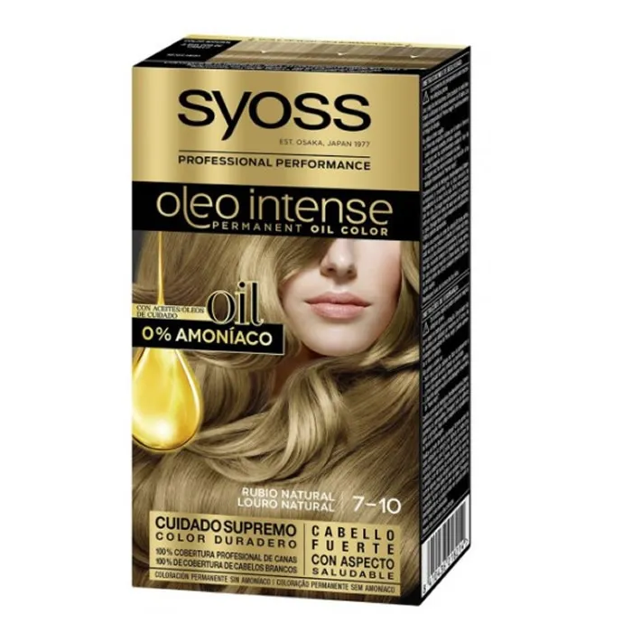 Oleo Intense Permanent Hair Color 7-10 Natural Blonde