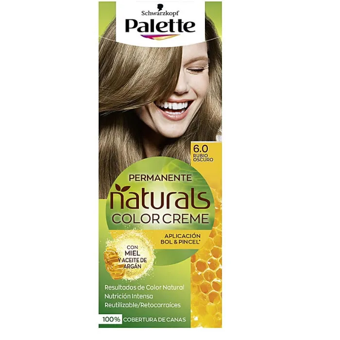 Schwarzkopf Palette Naturals Color Creme 6.0 Biondo Scuro