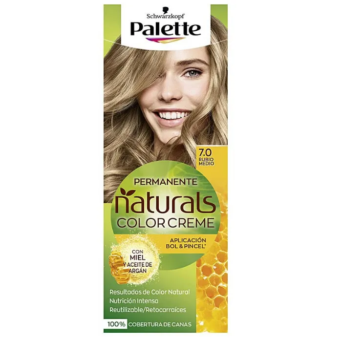 Schwarzkopf Palette Naturals Color Creme 7.0 Biondo Medio