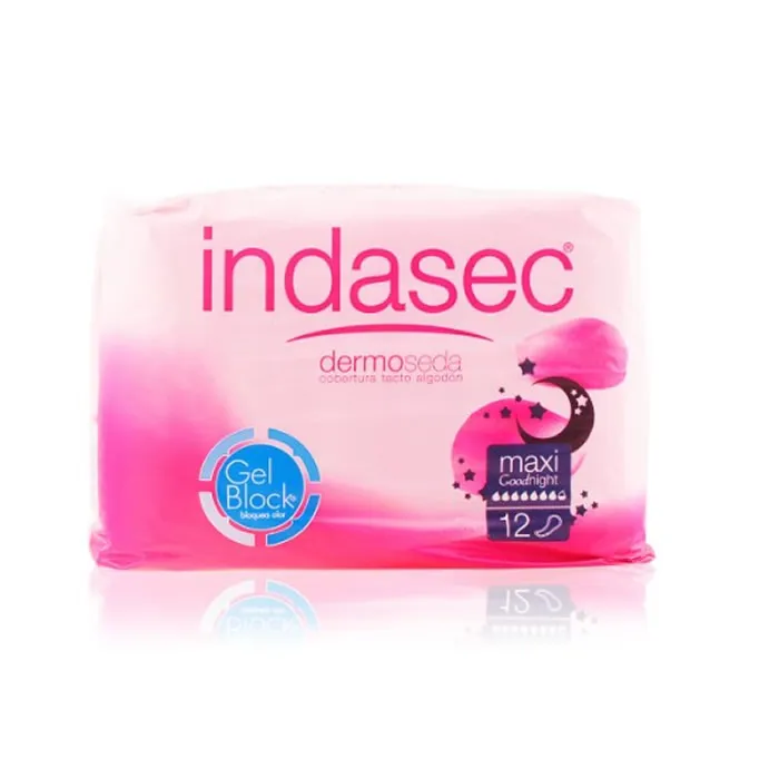 Indasec Dermoseda Good Night Incontinence Compress Maxi 12 unità