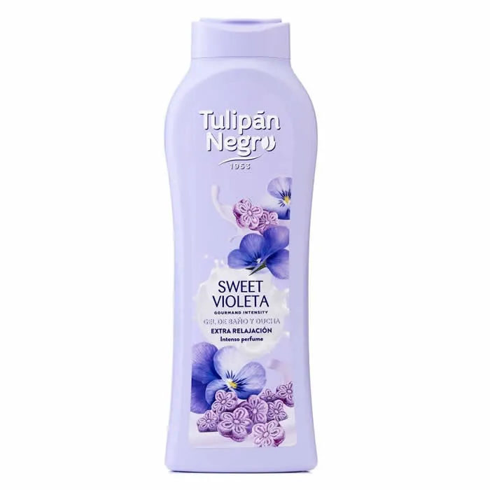 Tulipán Negro Gel Sweet Violeta Gel Doccia Extra Relax 650ml