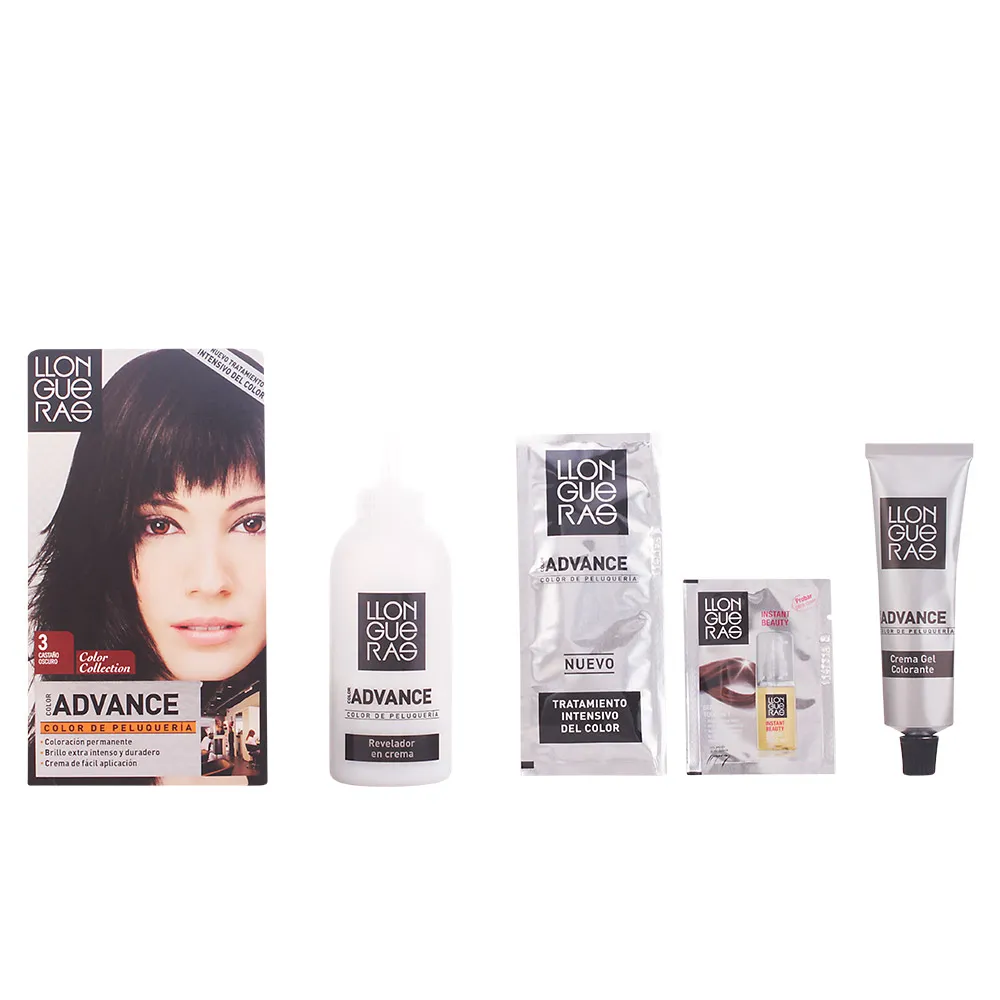 Llongueras Color Advance Colore per Capelli 3 Castano Scuro