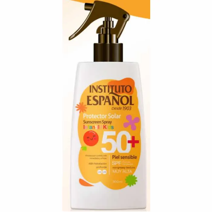 Instituto Español Spray solare per bambini SPF50+ 300 ml Pelle sensibile