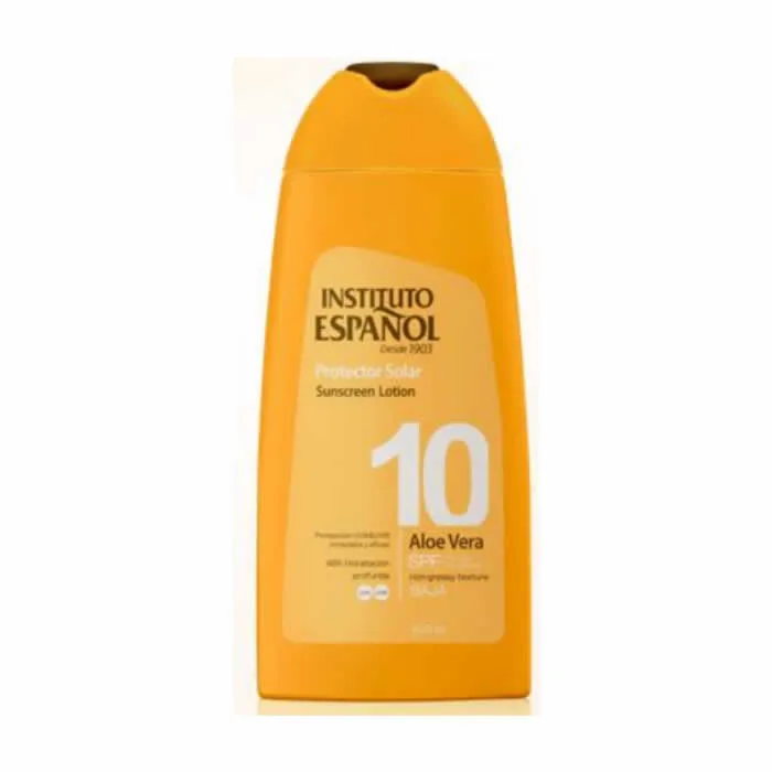 Instituto Español Lozione solare Aloe Vera SPF 10 300ml