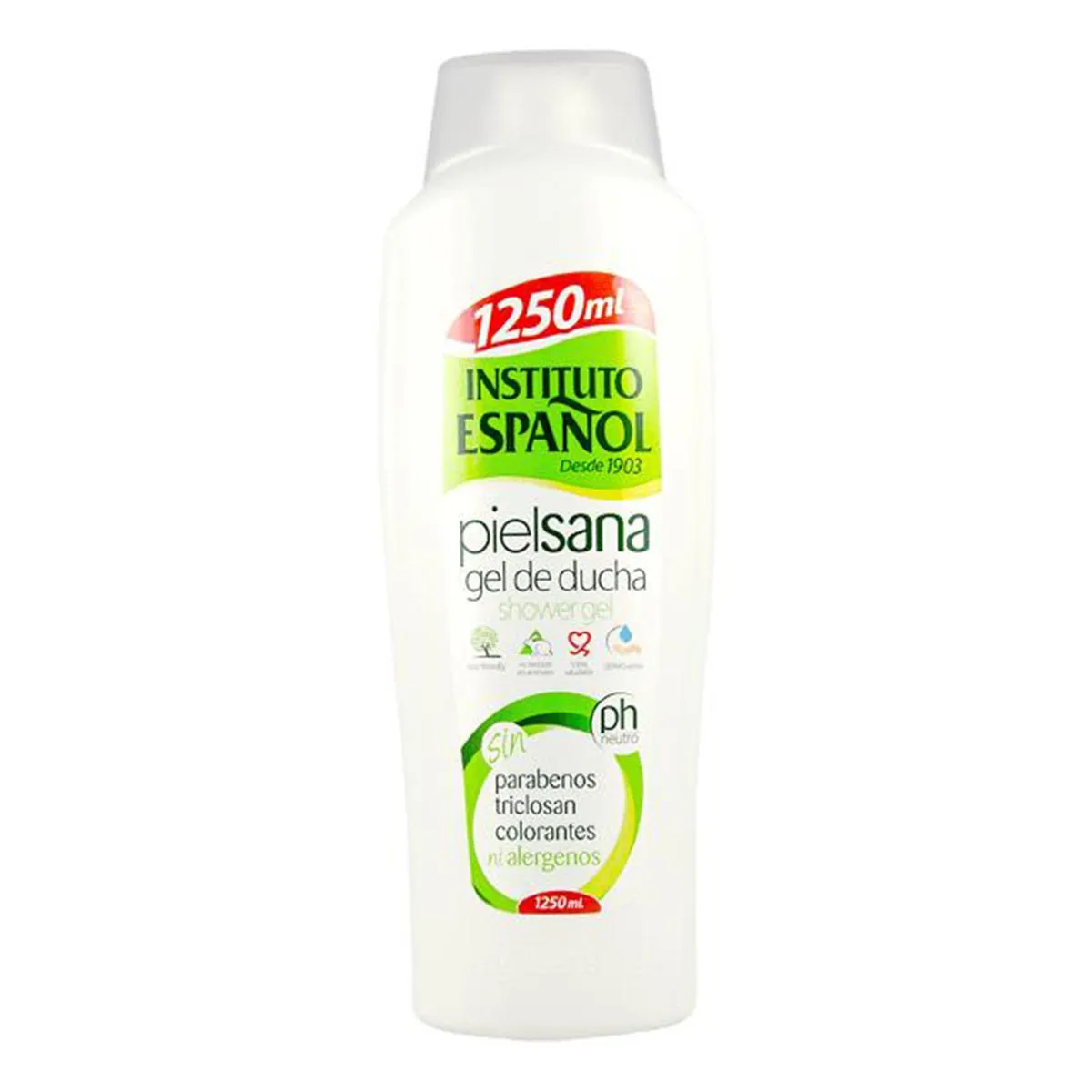 Gel doccia Instituto Español per pelle sana 1250 ml