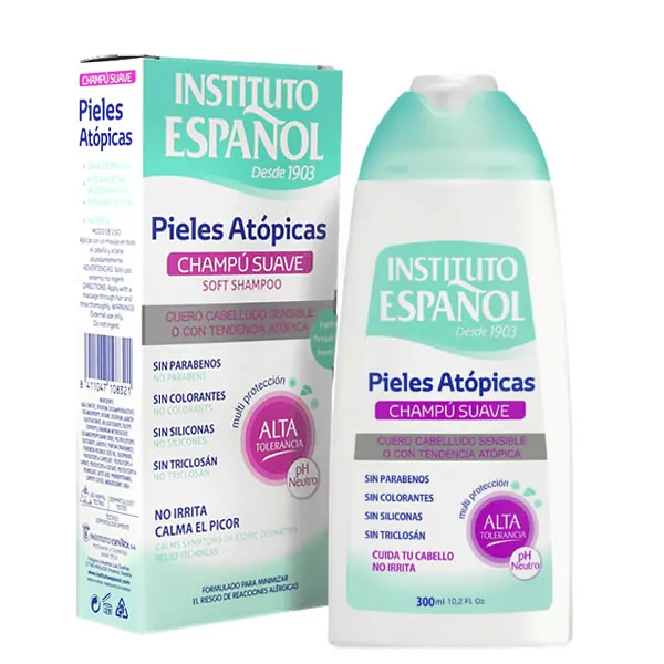 Shampoo morbido per pelle atopica dell’Instituto Español 300 ml