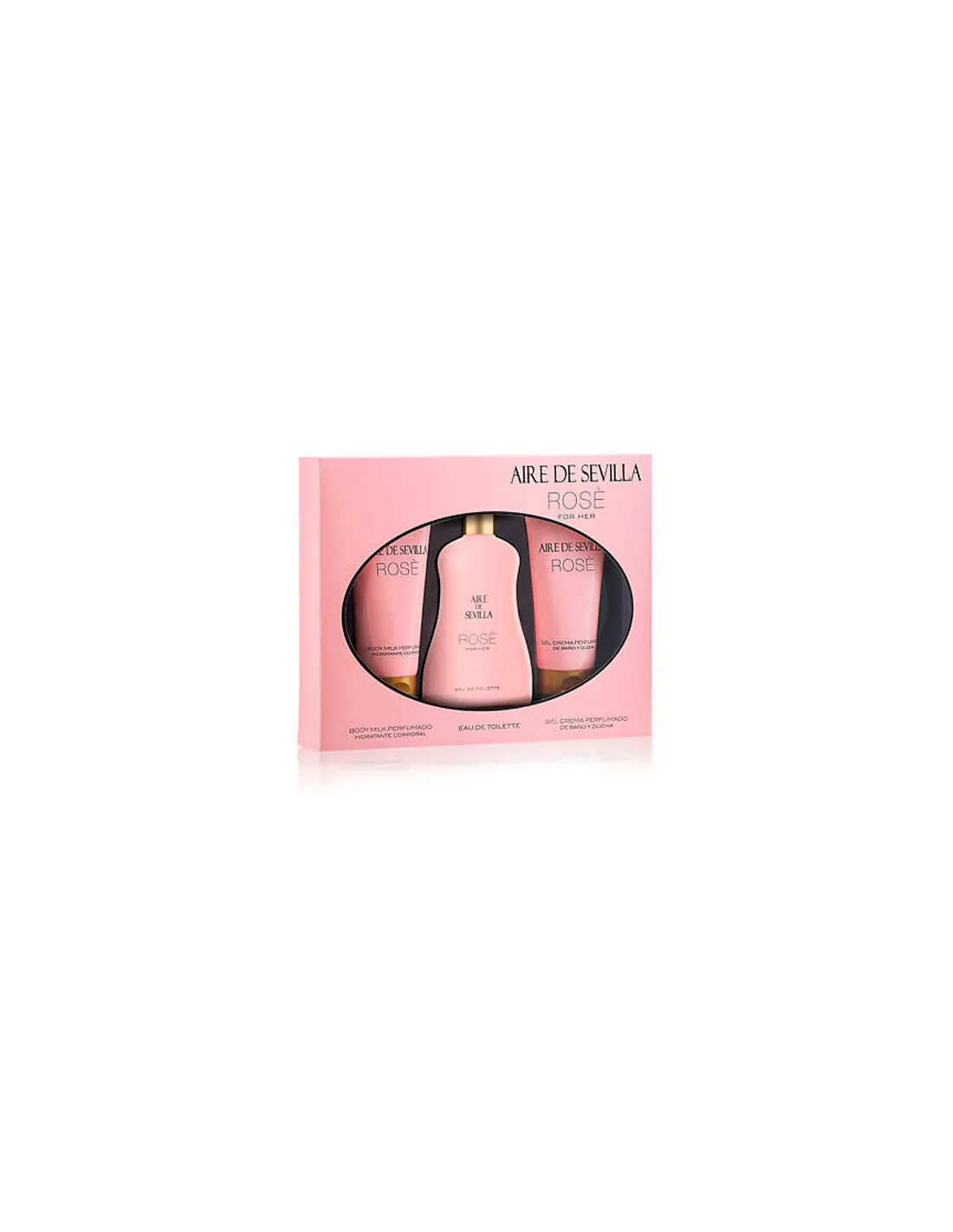 Aire De Sevilla Rose For Her Edt Spray 100ml Set