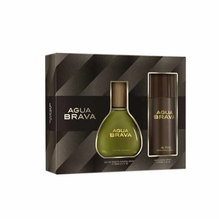 Agua Brava Eau de Toilette Spray 100ml Coffret 2 Produits