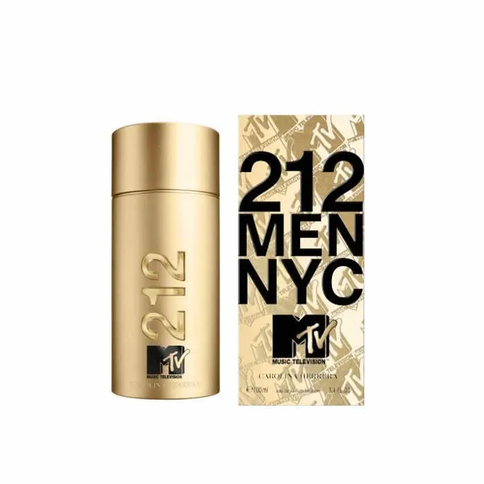Carolina Herrera 212 Men MTV Eau de Toilette Spray 100 ml Edizione limitata