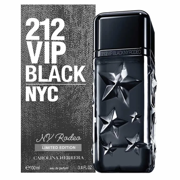 Carolina Herrera 212 VIP Black NY Rodeo Eau de Parfum Spray 100 ml Edizione limitata
