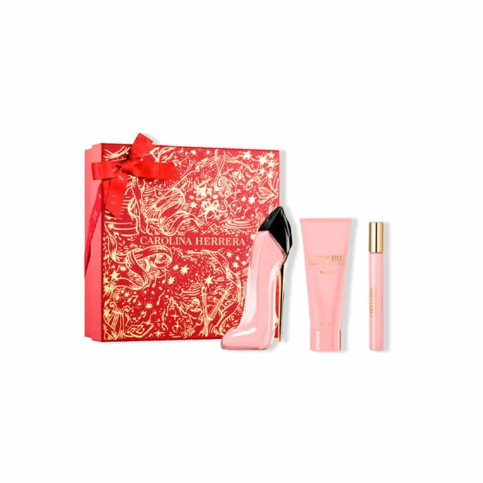 Carolina Herrera Good Girl Blush Eau De Parfum Spray 80 ml Set 3 pezzi
