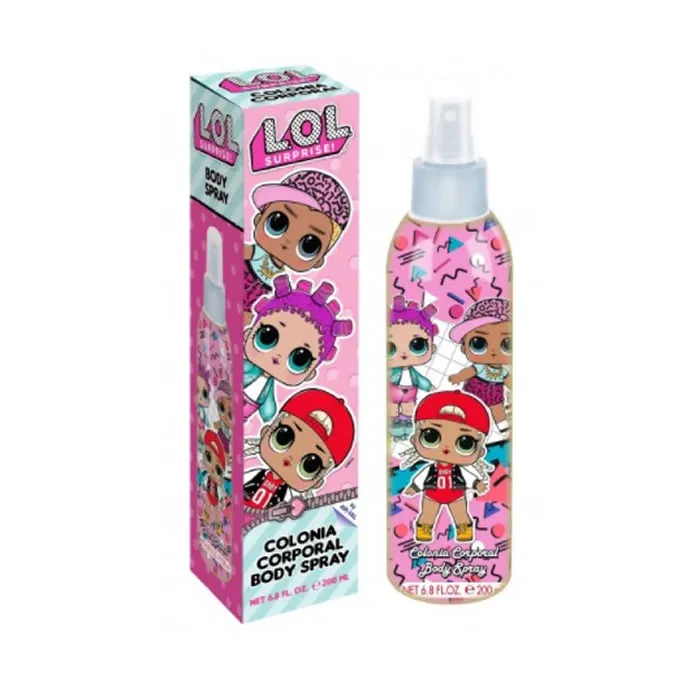 Spray corpo Cartoon Lol Surprise 200ml