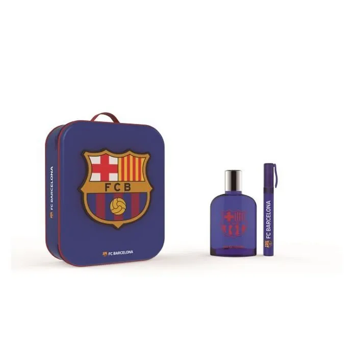 FC Barcelona Eau de Toilette Spray 100ml Set di 3 pezzi