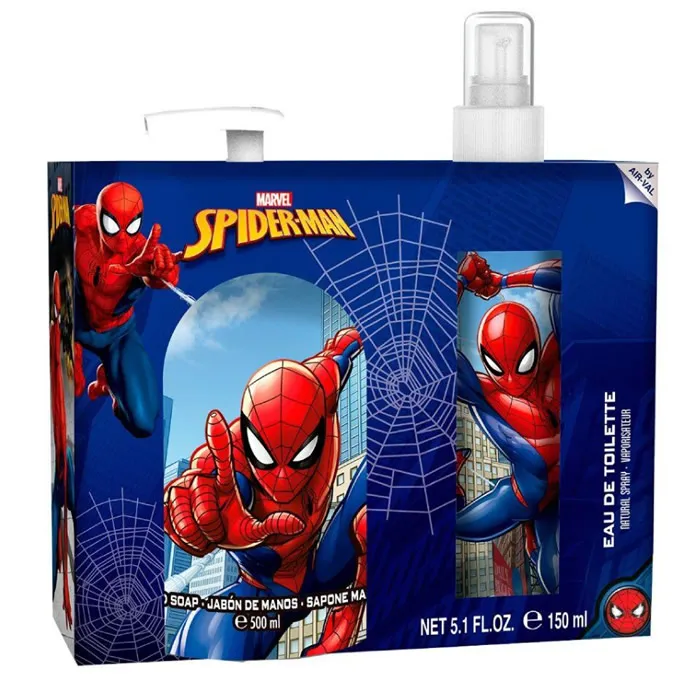 Marvel Spider Man Eau De Toilette Spray 150 ml Set 2 Pezzi