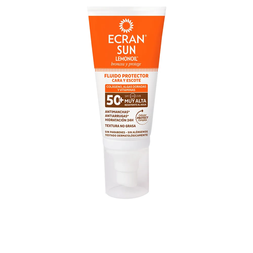 Ecran Sun Lemonoil Fluido Viso e Collo Spf50 50 ml