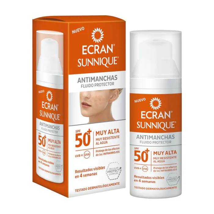 Ecran Sunnique Fluido Protettivo Anti-Macchia SPF50+ 50 ml