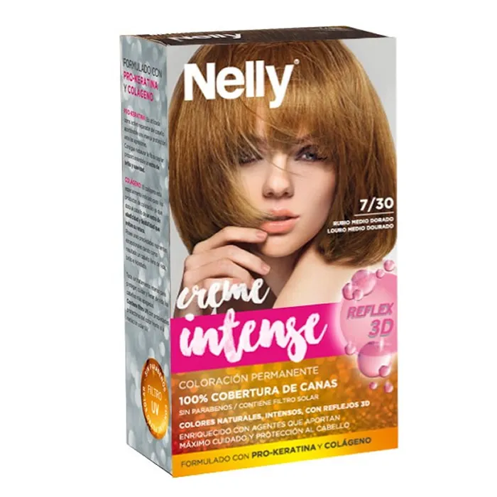 Nelly Crème Intense Tint 7/30 Biondo Medio Dorato