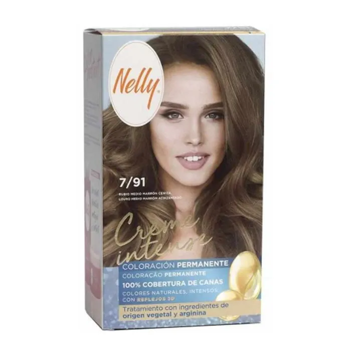 Nelly Creme Intense Tint 7/91 Biondo Medio Castano Cenere