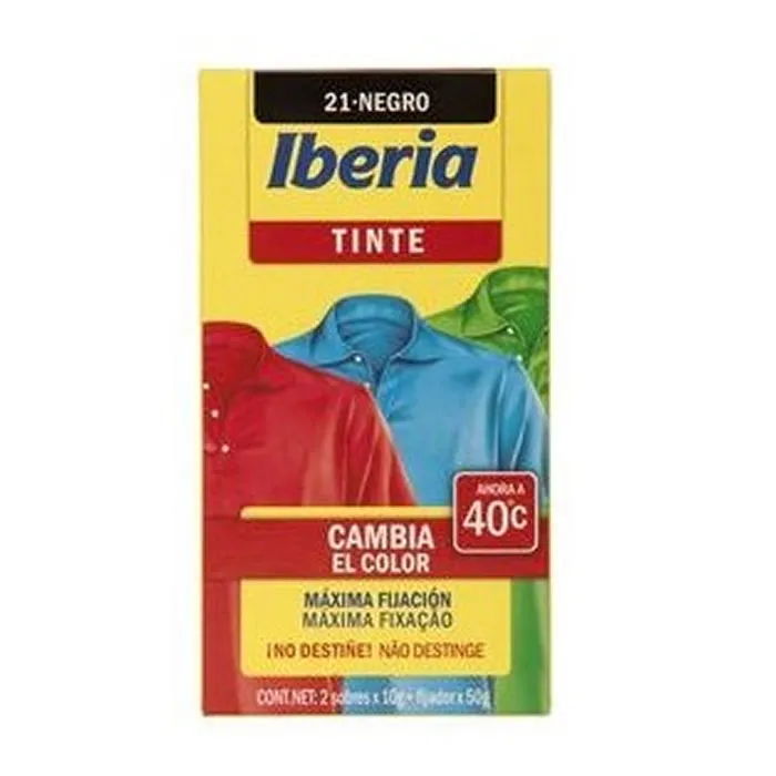 Tintura per vestiti Iberia Nero nº21