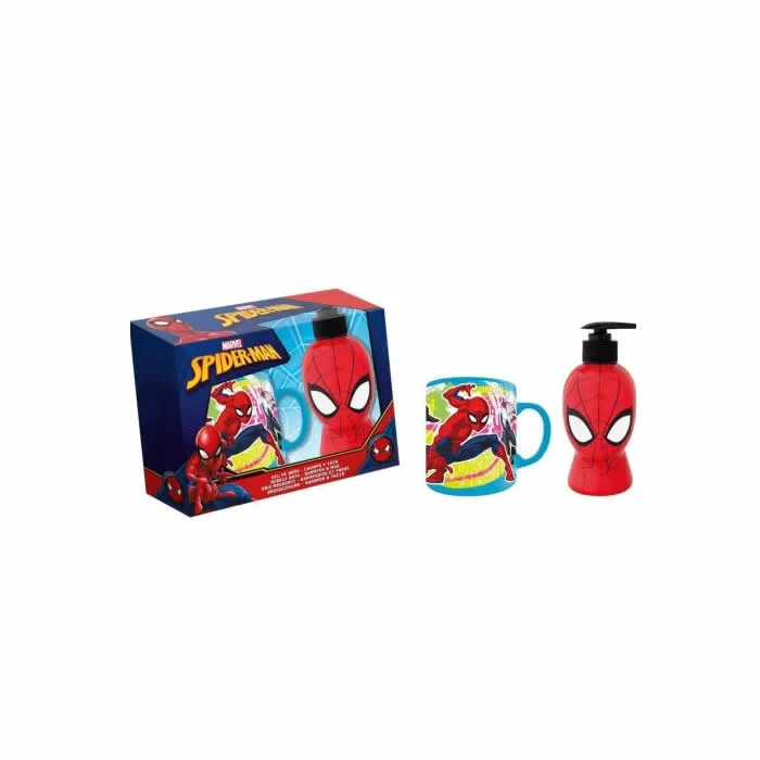 Spiderman Shower Gel And Shampoo 300ml Coffret 2 Produits
