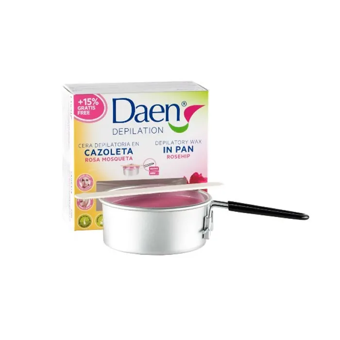 Daen Depilation Cera Depilatoria in Padella Rosa Canina 90g