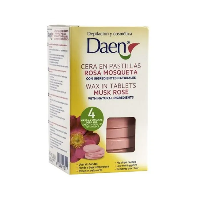 Daen Cera Depilatoria in Compresse Musk Rose 300g
