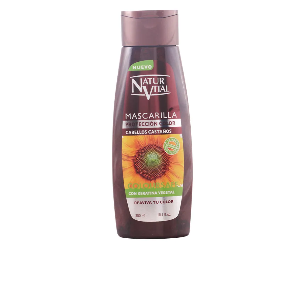 Nature and Life Maschera Color Safe per capelli castani 300 ml