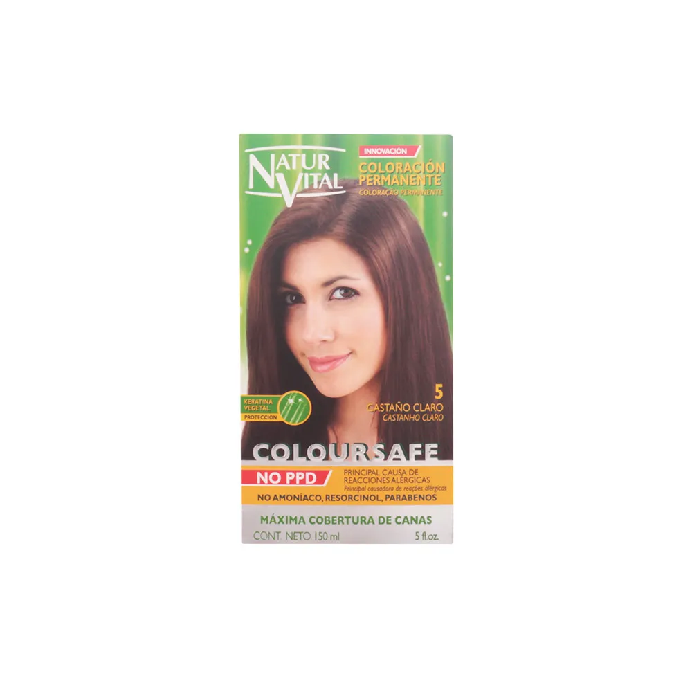 Naturaleza Y Vida Colour Safe Permanent Color 5 Light Brown 150ml