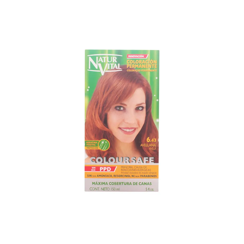 Nature & Life Coloursafe Permanent 6.43 Nocciola 150ml