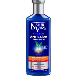 Shampoo anticaduta Naturvital per capelli grassi 300 100 ml