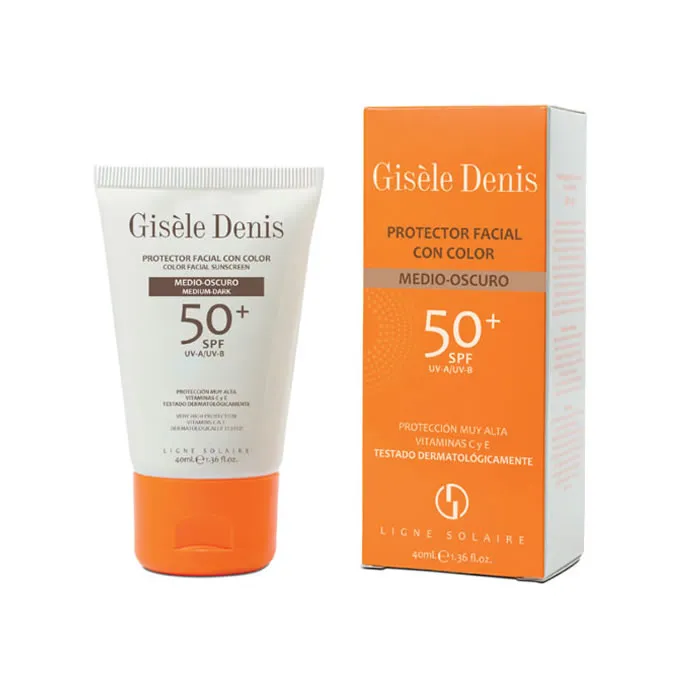 Gisèle Denis Color Crema solare viso SPF50+ media/scura 40 ml