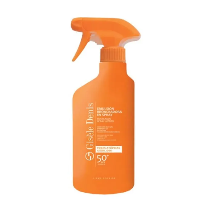 Emulsione abbronzante per pelli atopiche Gisèle Denis Spf50 + Spray 300ml