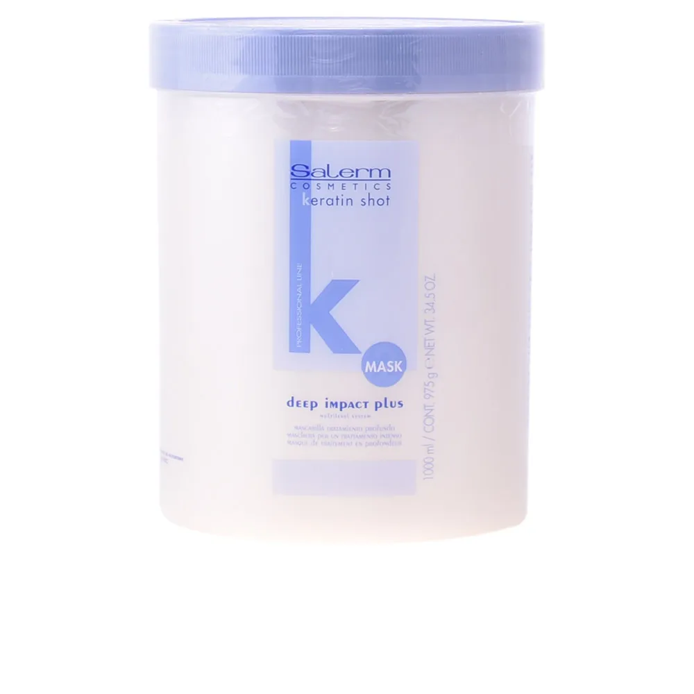Maschera Keratin Shot di Salerm Cosmetics Deep Impact Plus 1000 ml