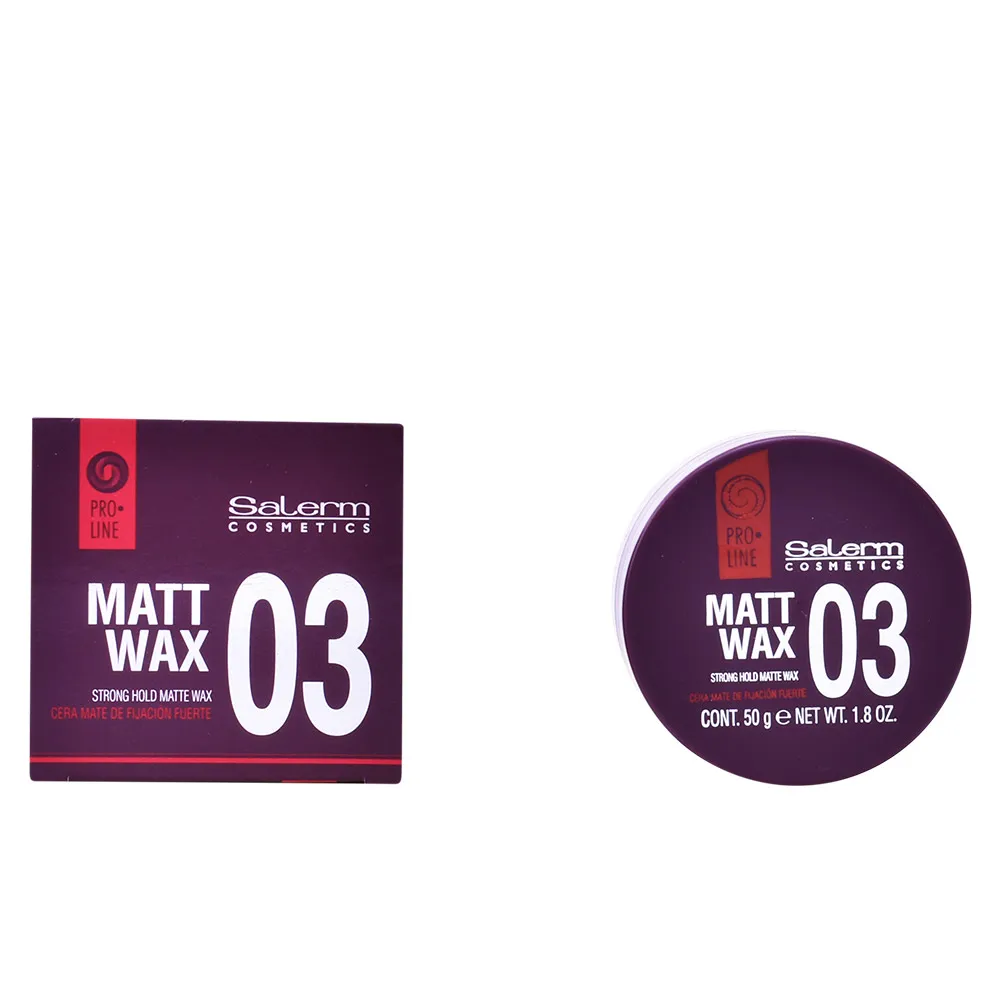 Salerm Cosmetics Matt Wax Cera opaca a tenuta forte 50 g