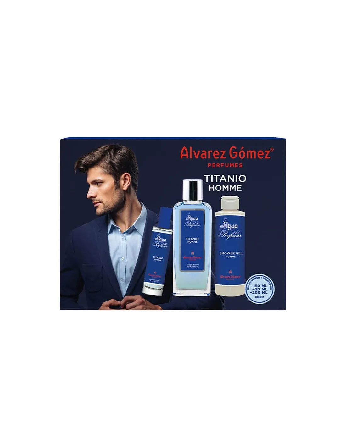 Álvarez Gómez Alv Gomez Agua De Parfum Homme Edp 150 ml Titanio Set