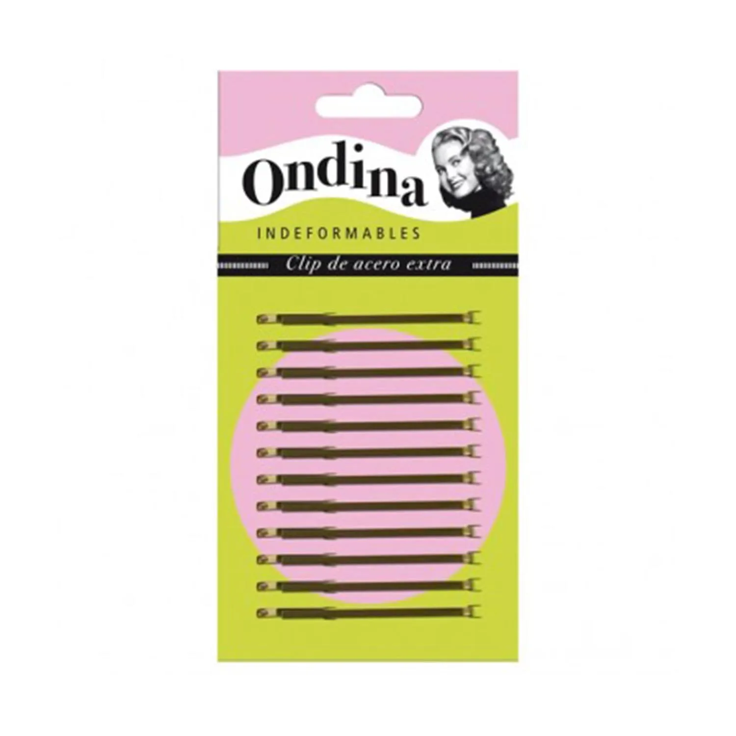 Eurostil Ondina Clips 70mm Bronzo 12un