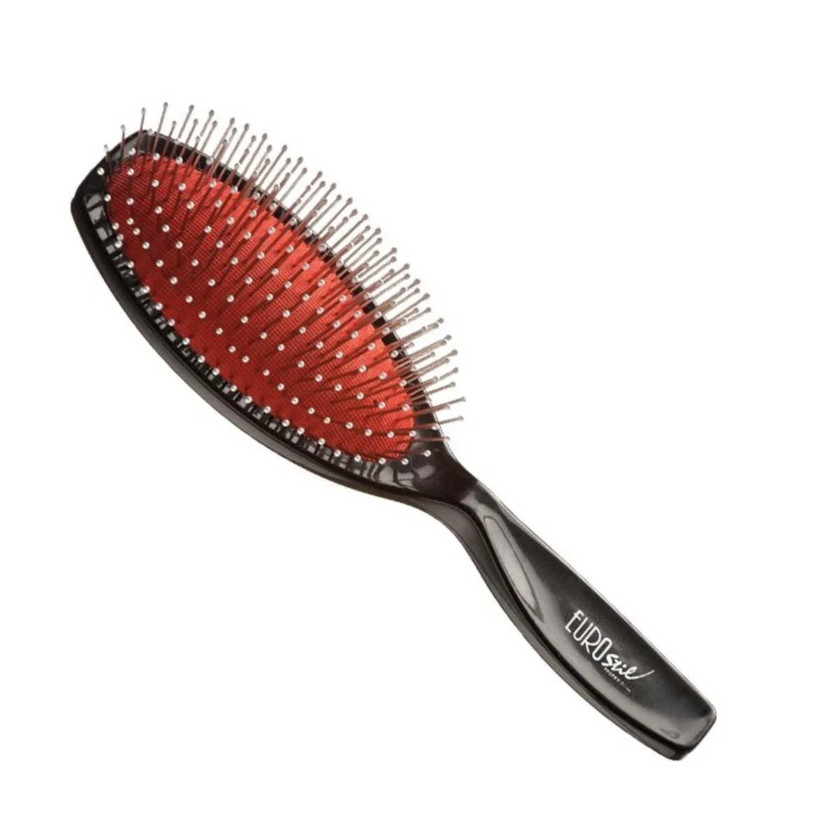 Spazzola a soffietto Eurostil con sfera bianca piccola nera 1 pz.