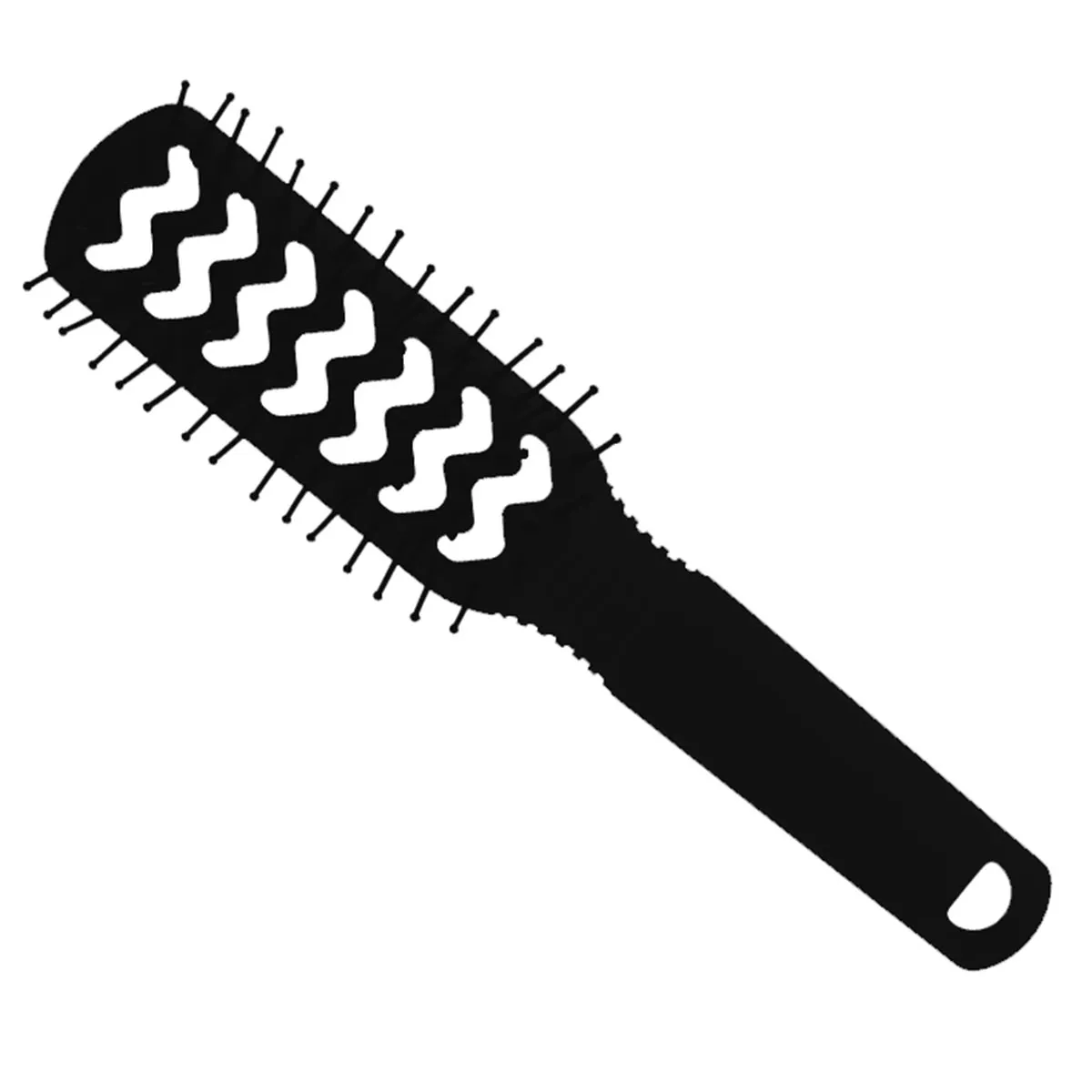 Pennello scheletro nero Eurostil 1 pz