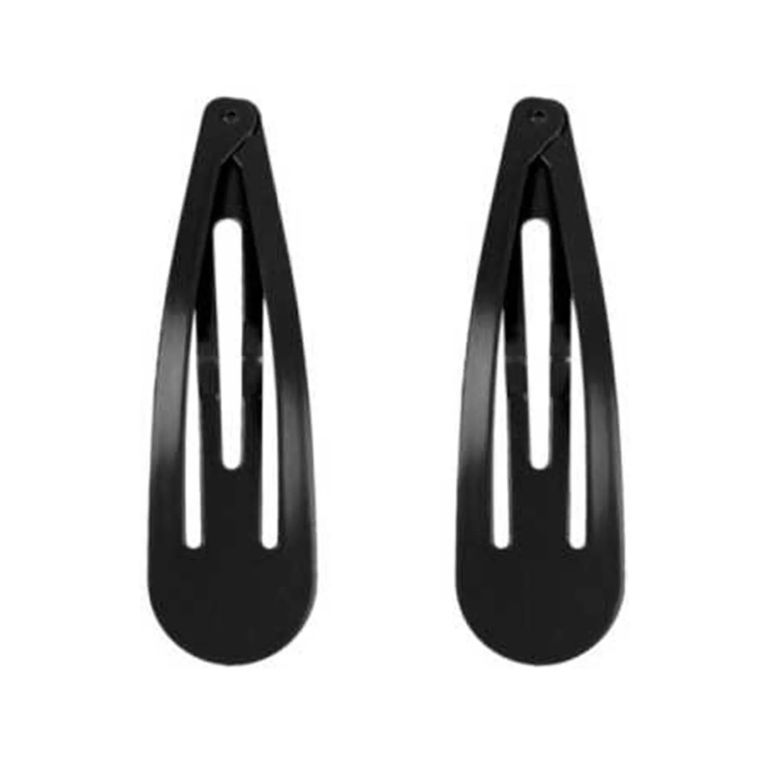 Fermagli per capelli neri Eurostil da 7 cm, confezione da 1