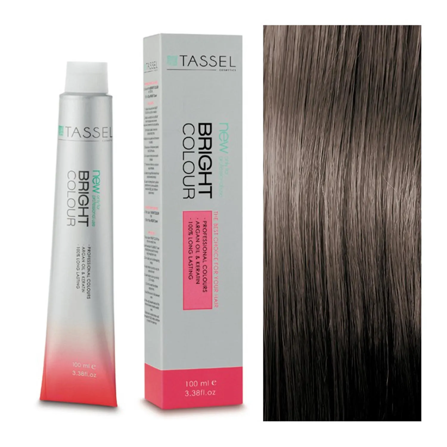 Tinta per capelli Eurostil Bright Colors 6.1 Biondo cenere scuro 1 unità