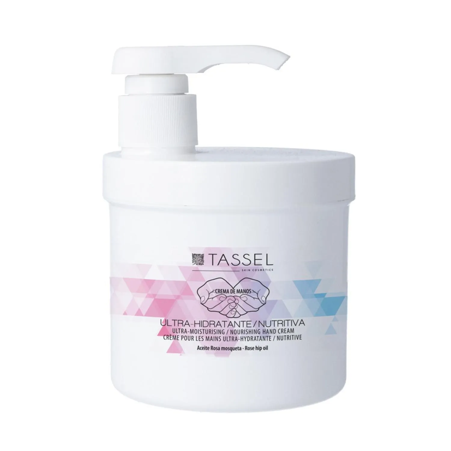 Eurostil Crema Mani Nutriente Ultra Idratante con Dosatore a Pompa 500ml