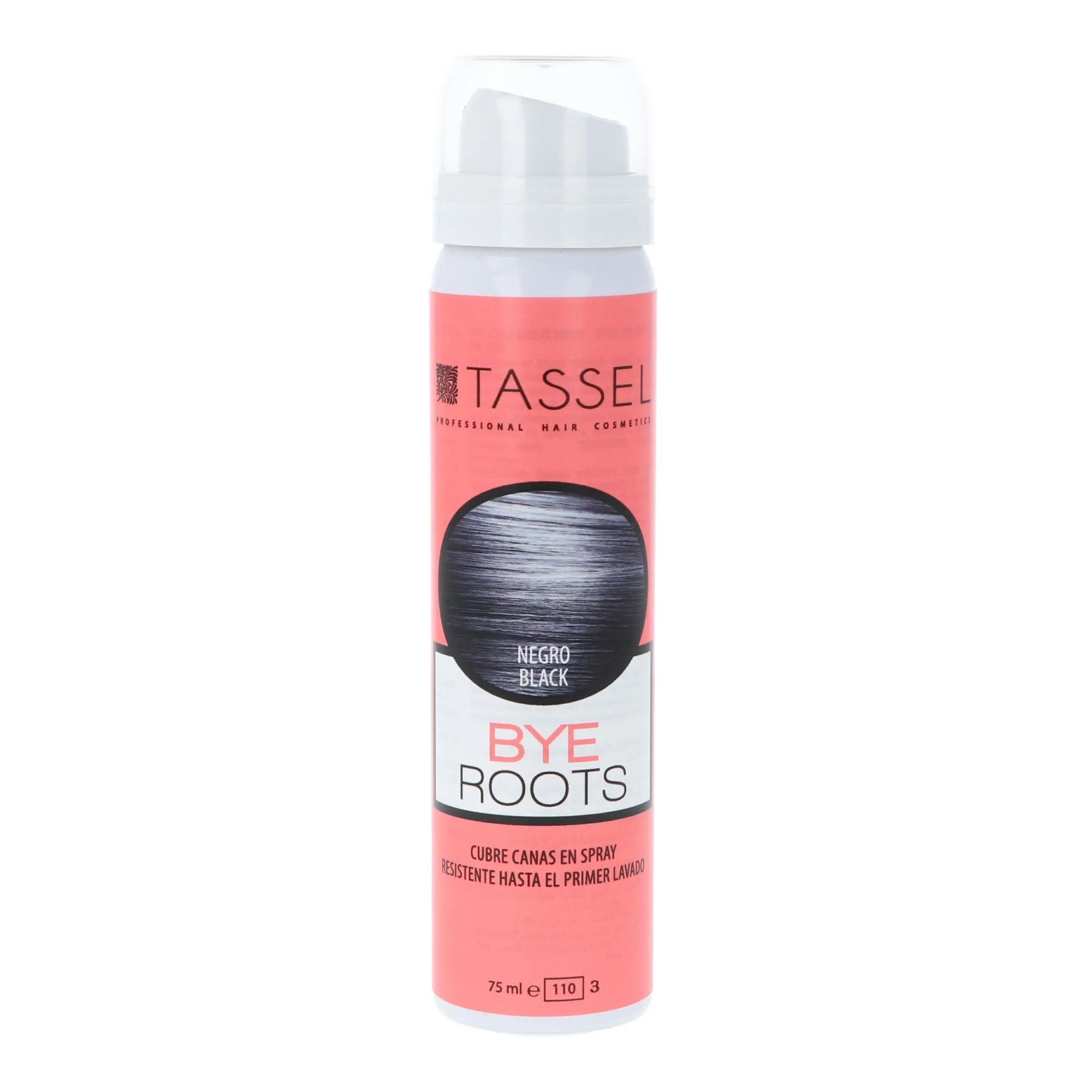 Eurostil Tassel Bye Roots Spray Copri Capelli Grigi Nero 75ml