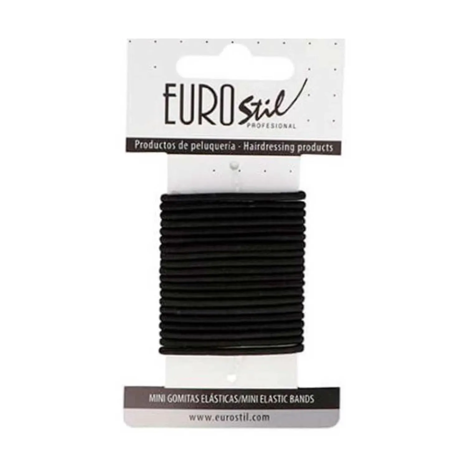 Eurostil Scatola di cartone nera Gomme Mini Pack 1 unità