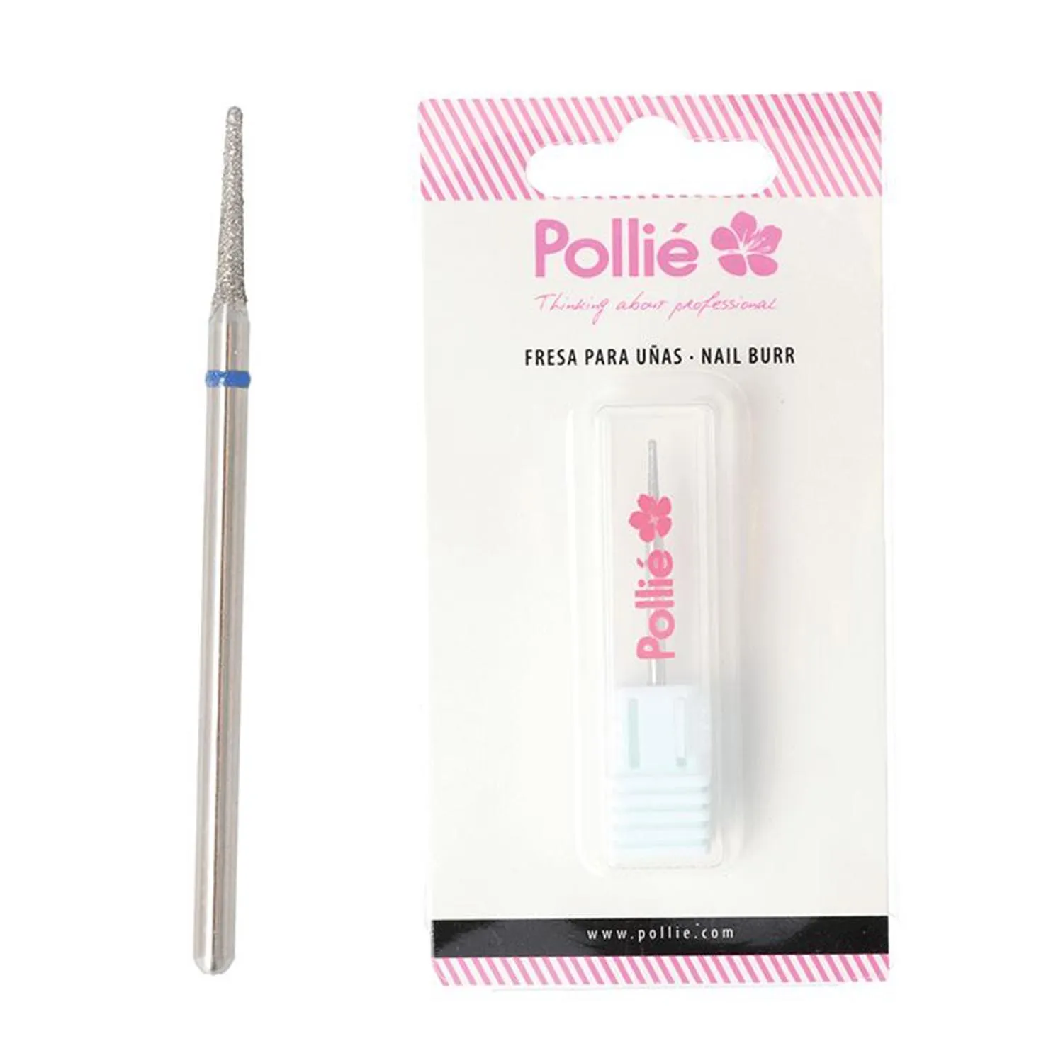 Eurostil Bocca conica lunga in acciaio inox 1 pz