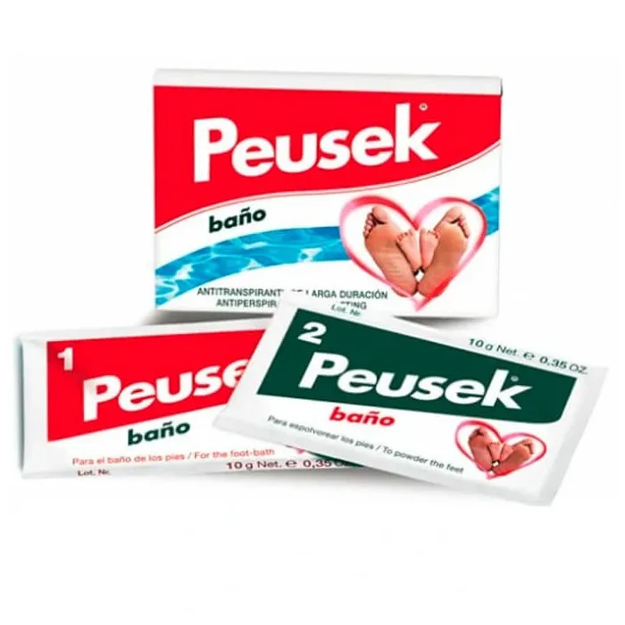 Peusek Antitraspirante Pediluvio 2 Bustine 20g