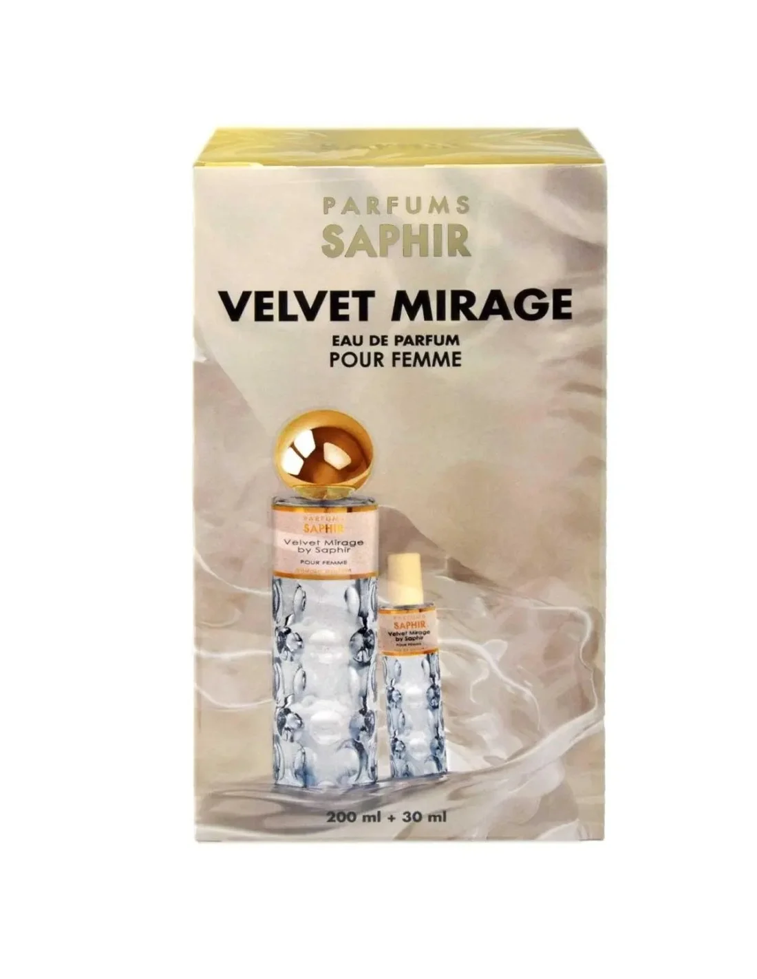 Saphir Velvet Mirage Edp Spray 200ml 30ml Sets