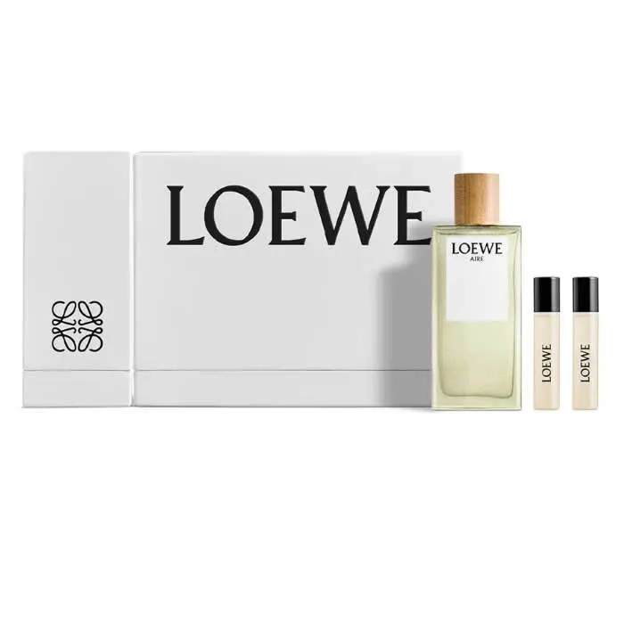 Loewe Aire Eau de Toilette Spray 100ml Set di 3 pezzi