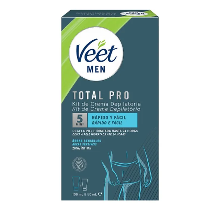 Veet Men Depilatory Cream Sensitive Areas 100ml Set 2 Pieces Veet Men Depilatory Cream Sensitive Areas 100ml Set 2 Pieces