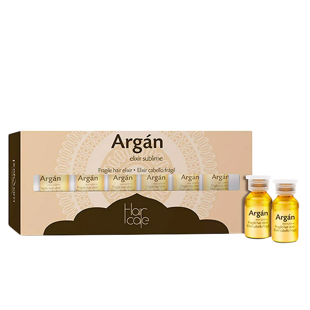 Dopo la cura dei capelli Argan Sublime Fragile Hair Elixir 6x3ml