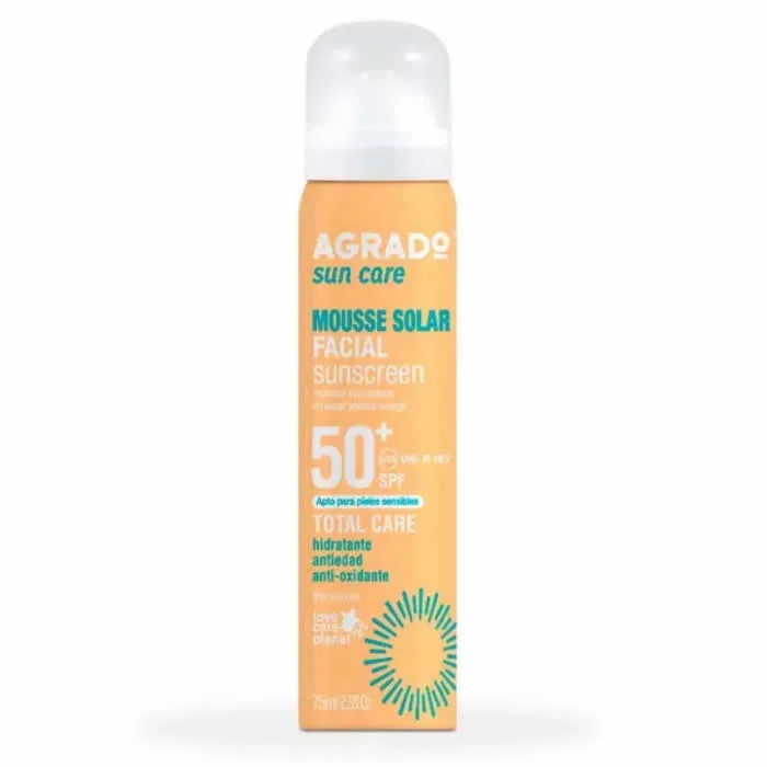 Mousse Facial Sunscreen SPF50 75 ml